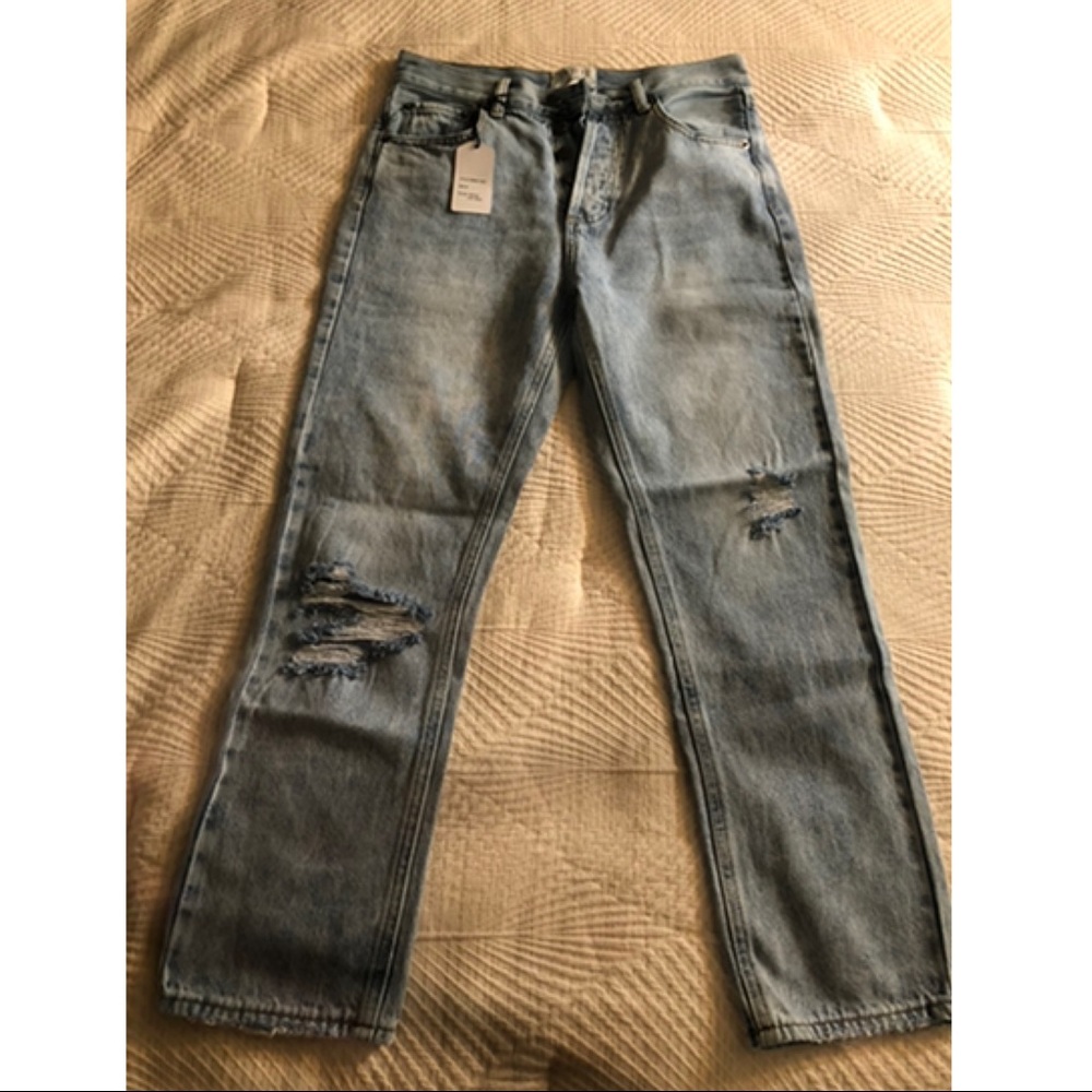 Distressed Vici Jeans